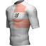 Compressport Tri Postural Camiseta SS Hombre, blanco/naranja