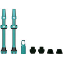 Muc-Off V2 Kit de valve Tubeless 80mm, turquoise