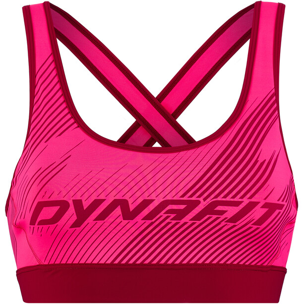 Dynafit Alpine Graphic Sport-BH Damen pink
