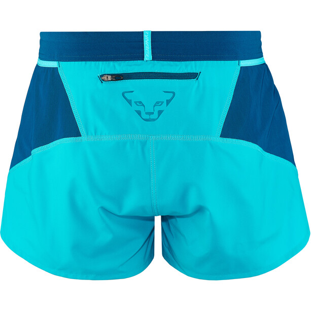Dynafit Alpine Pro Pantalones cortos 2en1 Mujer, Azul petróleo