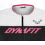 Dynafit Ride Light Kurzarm Tee mit 1/2 Reißverschluss Damen schwarz/weiß