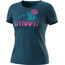 Dynafit Transalper Graphic Camiseta SS Mujer, Azul petróleo