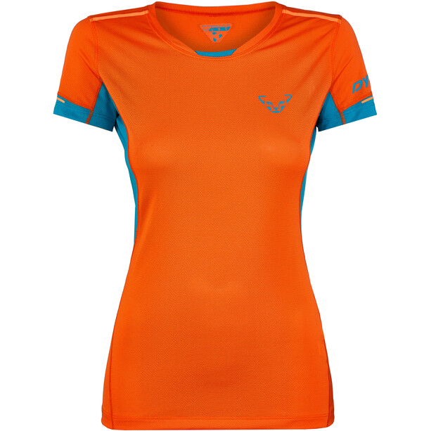 Dynafit Vert 2 Kurzarm T-Shirt Damen orange/grün