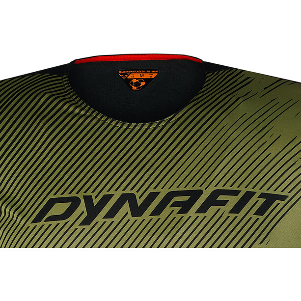 Dynafit Alpine 2 Camiseta SS Hombre, Oliva/negro