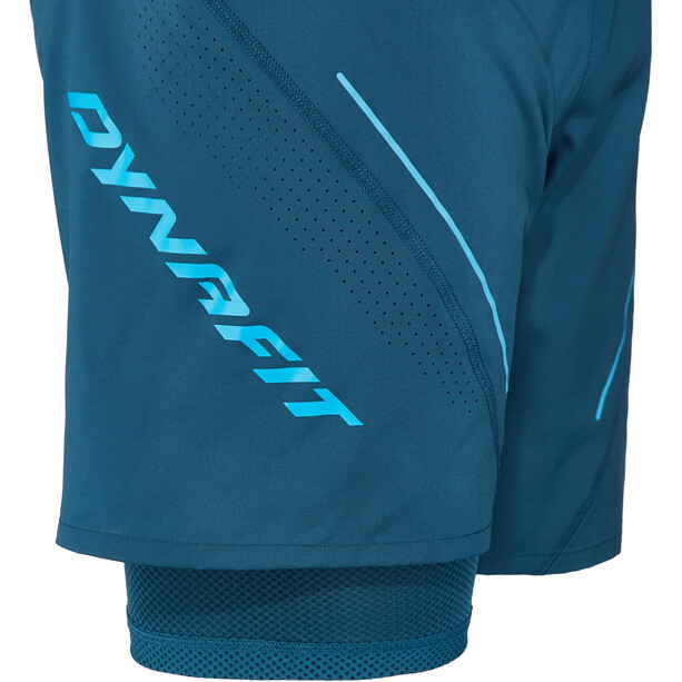 Dynafit Alpine Pro 2en1 Shorts Hombre, Azul petróleo