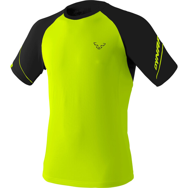 Dynafit Alpine Pro Kurzarm T-Shirt Herren gelb/schwarz