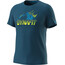 Dynafit Transalper Graphic Camiseta SS Hombre, Azul petróleo