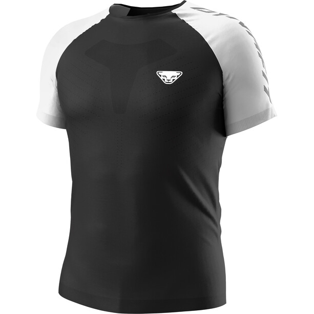 Dynafit Ultra 3 S-Tech Camiseta SS Hombre, negro/blanco