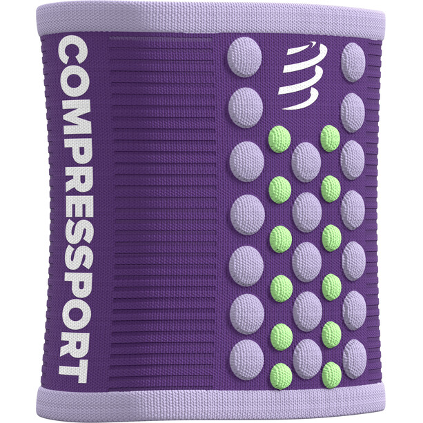 Compressport 3D Dots Schweißband lila