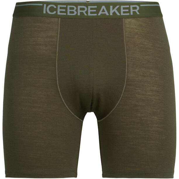 Icebreaker Anatomica Long Boxers Herr oliv