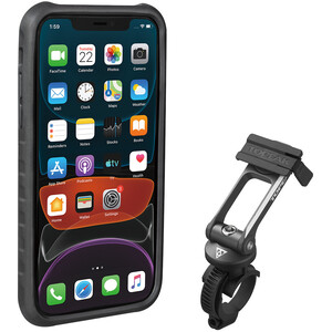 Topeak RideCase Smartphone-Hülle für iPhone 11 inkl. Halterung schwarz schwarz