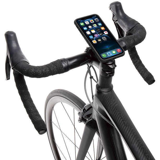 Topeak RideCase Cover per smartphone per iPhone 12 Mini incl. supporto, nero