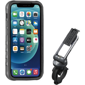 Topeak RideCase Smartphone-Hülle für iPhone 12 Mini inkl. Halterung schwarz