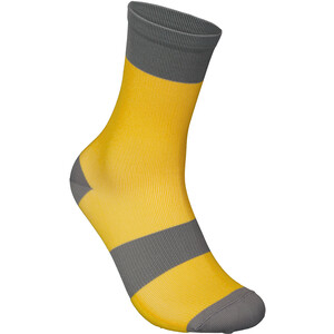 POC Essential MTB Socken Jugend gelb/grau