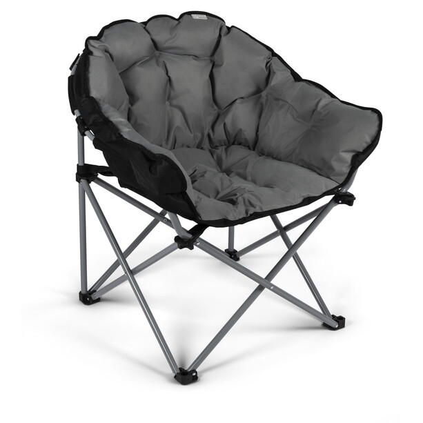 Kampa Chaise pliante tubes XL, gris/noir