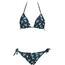 arena Allover Bikini triangle Femme, noir/Multicolore