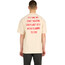 KnowledgeCotton Apparel Reborn Aspen Back T-skjorte med trykk Herre Beige