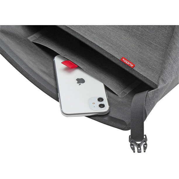 KlickFix Lightpack Max Waterproof Handlebar Bag grey