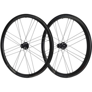 Campagnolo Shamal Carbon 2-Way Fit Disc Dark Label Hjulsett Clincher CL 