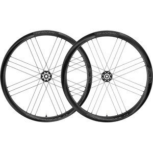Campagnolo Shamal Carbon 2-Way Fit Disc Dark Label Wheelset Clincher CL Shimano 10/11/12-speed 