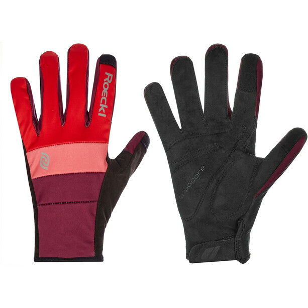 Roeckl Rainau Bike Gloves, czerwony