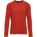 Black Diamond Alpenglow Crew T-shirts manches longues Homme, rouge
