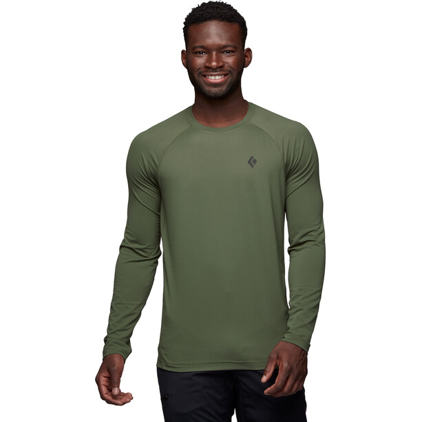 Black Diamond Alpenglow Crew T-shirts manches longues Homme, vert