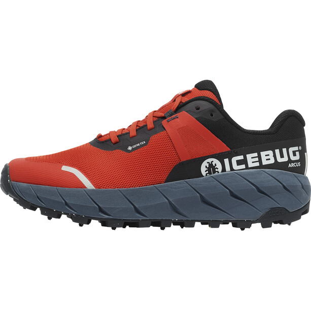 Icebug Arcus BUGrip GTX Chaussures de course Homme, rouge/noir