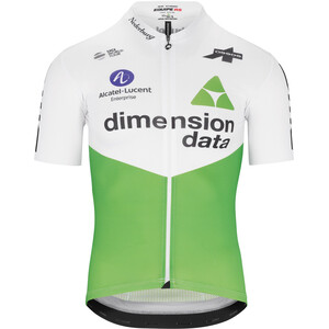 ASSOS Team Dimension Data Jersey met korte mouwen Heren, wit/groen