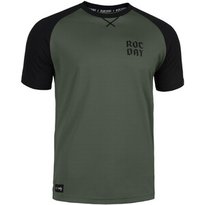 ROCDAY Park Short-Sleeved Jersey Men, verde/negro verde/negro