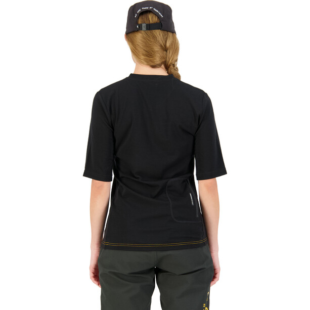 Mons Royale Redwood Enduro VT Kurzarmshirt Damen schwarz/gold