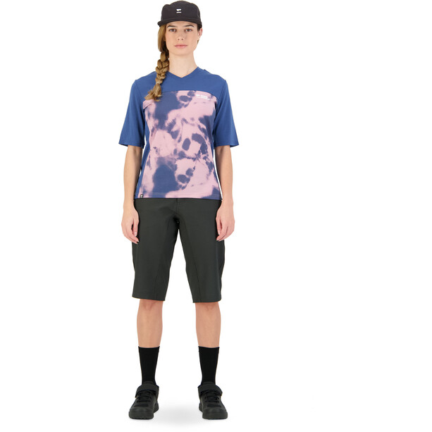 Mons Royale Redwood Enduro VT Camiseta SS Mujer, violeta/rosa