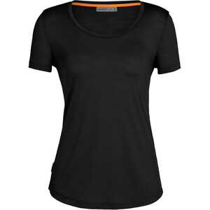 Icebreaker Sphere II Camiseta con cuello redondo SS Mujer, negro negro