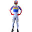 Troy Lee Designs Sprint Jersey z długim rękawem Dzieci, biały/niebieski