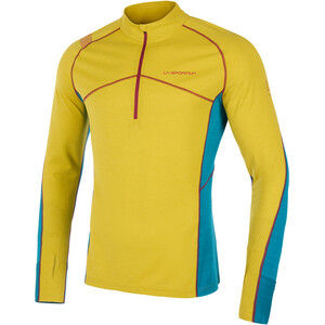 La Sportiva Swift T-shirts manches longues Homme, jaune/bleu jaune/bleu