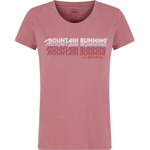La Sportiva Mountain Running Camiseta Mujer, rosa rosa