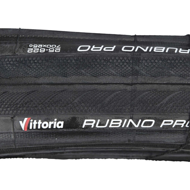 Vittoria Rubino Pro Neumático plegable 700x25C, negro