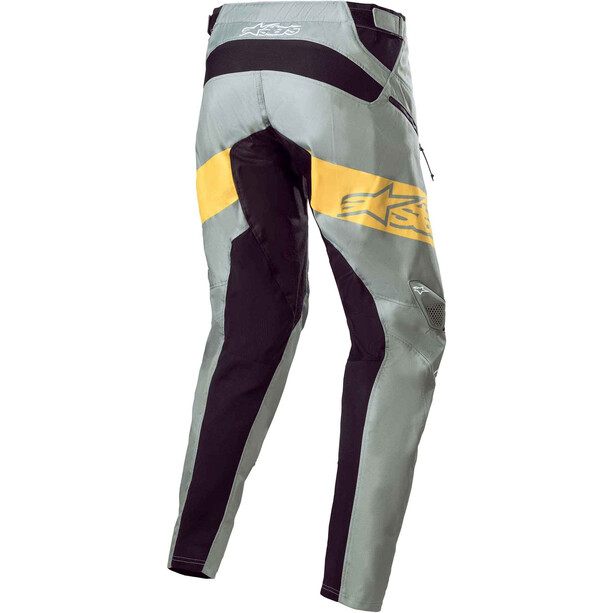 Alpinestars Racer Pantalones Hombre, negro/amarillo