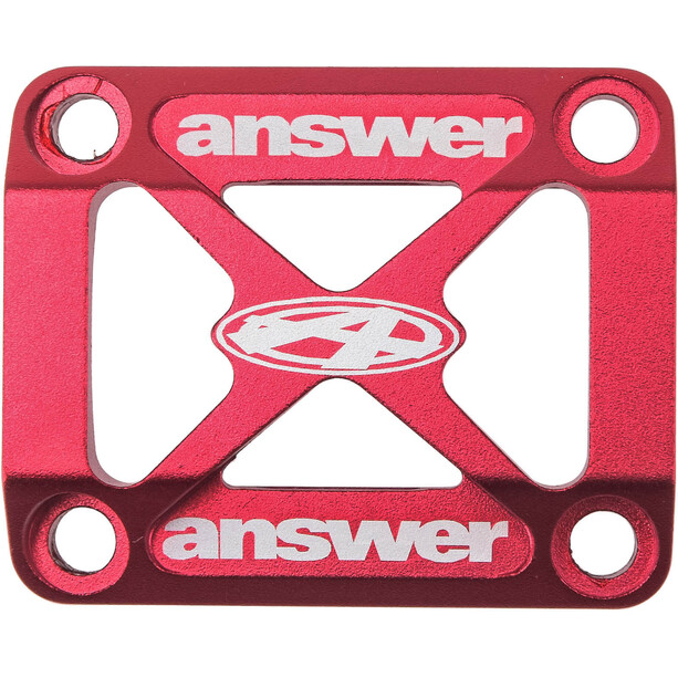 ANSWER BMX Frontplaat voor DH/Rove Dirt Jump, rood