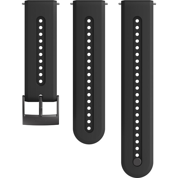 Suunto Athletic 7 Silikon-Armband 24mm schwarz