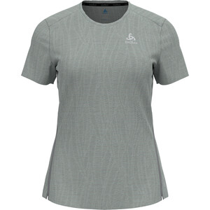 Odlo Zeroweight Engineered Chill-Tec Kurzarm Rundhals T-Shirt Damen grau grau