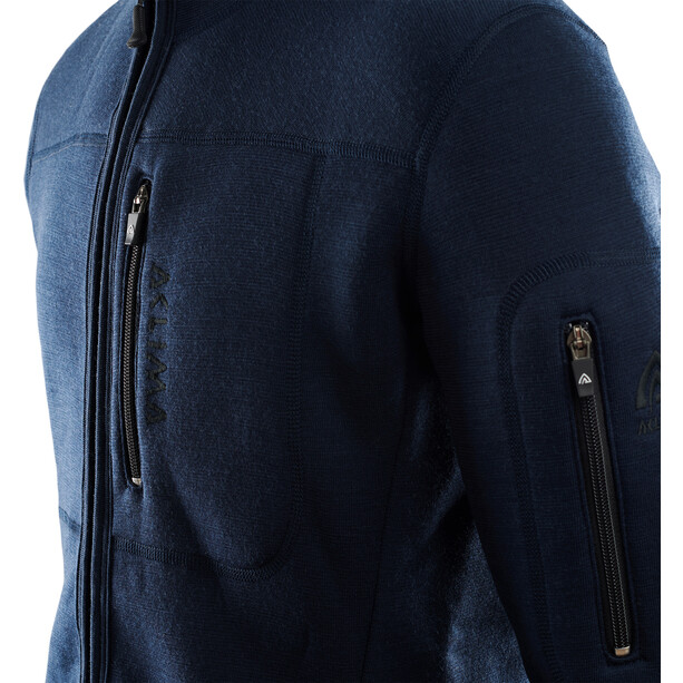 Aclima FleeceWool Jacket Men, blauw