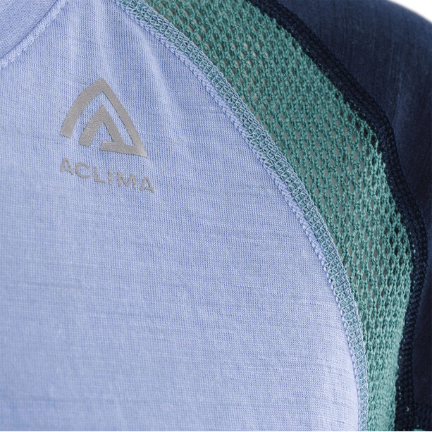 Aclima LightWool Sports T-Shirt Damen lila/blau