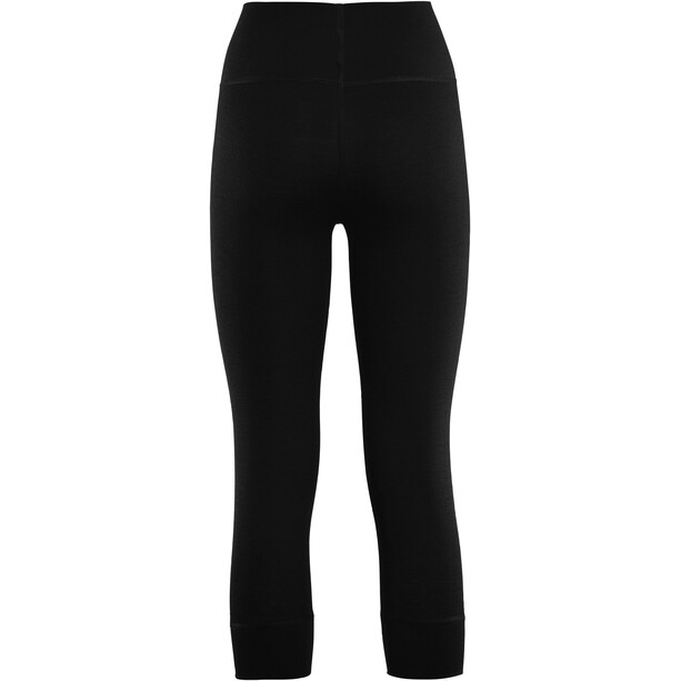 Aclima WarmWool Pantalon 3/4 Femme, noir