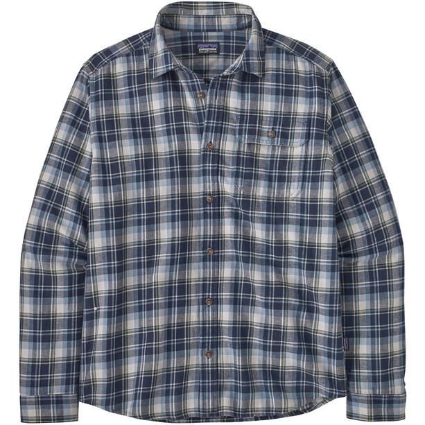 Patagonia Fjord Cotton in Conversion Lightweight Flannel Shirt Men, azul