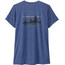 Patagonia Cap Cool Daily Graphic T-Shirt Damen blau