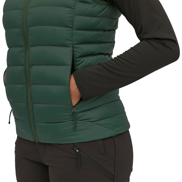 Patagonia Down Sweater Gilet Donna, verde
