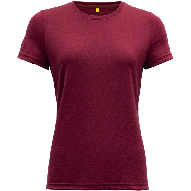 Devold Eika T-shirt Femme, rouge