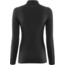 Föhn Merino Langærmet Zip Baselayer-skjorte med lynlås Damer, sort