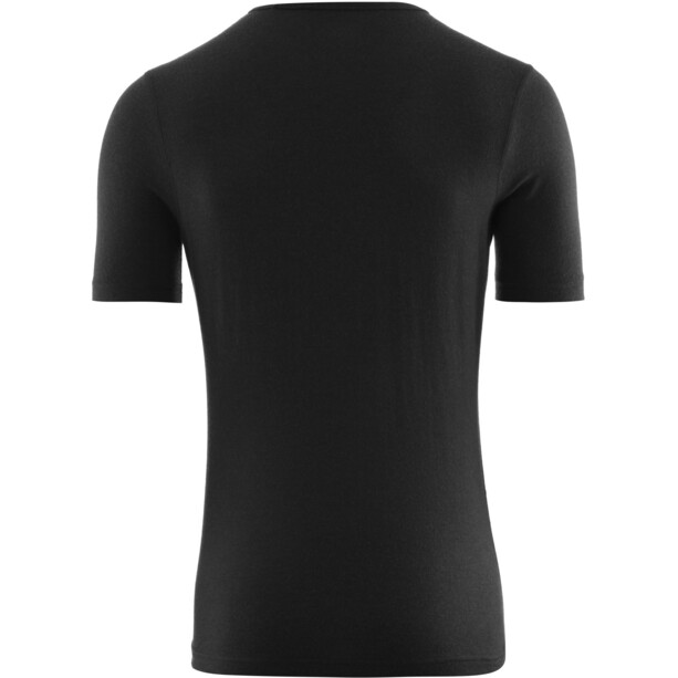 Föhn Merino Koszulka z krótkim rękawem Baselayer Shirt Mężczyźni, czarny